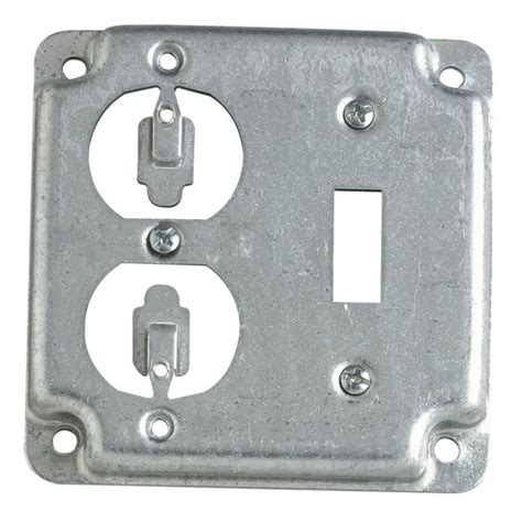 1 gang metal cover box|2 gang metal outlet cover.